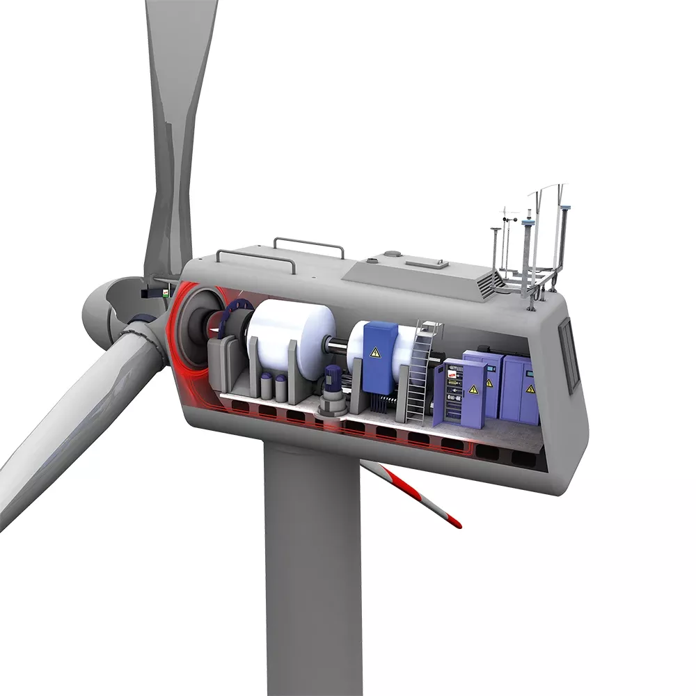Lightning current measurement for wind turbines