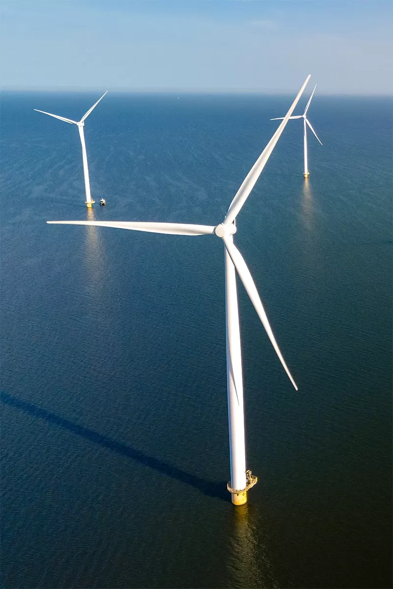 Offshore windparks protected by DEHN